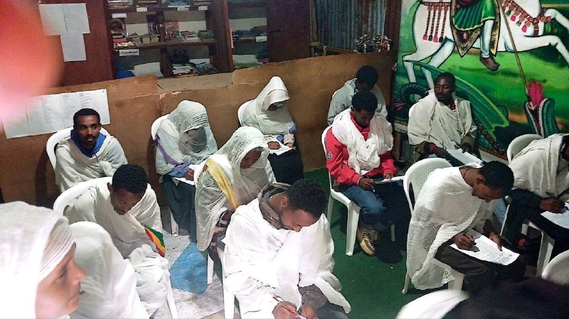 ከ20,000 ለሆኑ ሰንበት ተማሪዎች ምዘና ፈተና ተሰጠ።